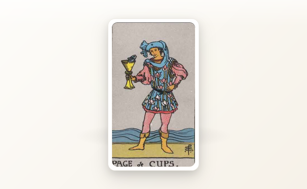 Page Of Cups Minor Arcana Card 11 Tarot Meaning FateMaster